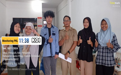 Kegiatan Senin, 18 November 2024 : Monitoring Kegiatan PKL di Koi Studio Kulon Progo