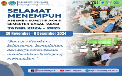Kegiatan Hari Pertama ASAS Semester Gasal Tahun Pelajaran 2024/2025 SMK Negeri 1 Pengasih