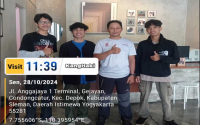Kegiatan Senin, 28 Oktober 2024 : Monitoring PKL di Visual Space Studio